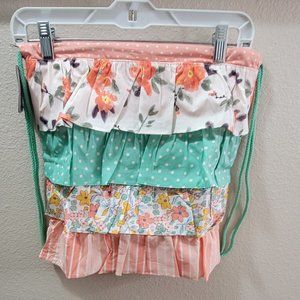 Matilda Jane Dream chasers In the ruffles drawstring backpack bag tote NWT 15x1